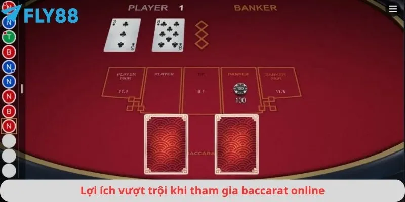 Baccarat Online 3 Lợi ích vượt trội khi tham gia baccarat online