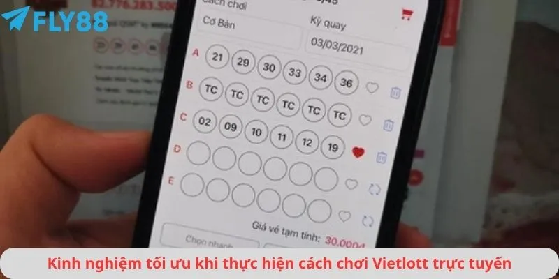 Cách Chơi Vietlott 4 Kinh nghiệm tối ưu khi thực hiện cách chơi Vietlott trực tuyến